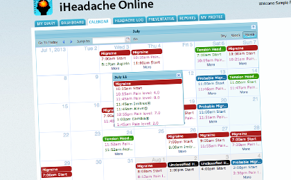 Large Headache Calendar
